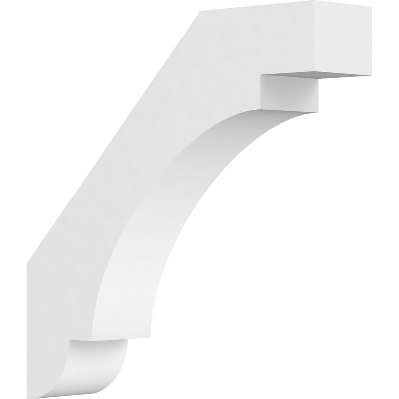 Attelle de genou standard en PVC de qualité architecturale 3 po x P 16 po x H 16 po, H 16 po x l 3 po x P 16 po