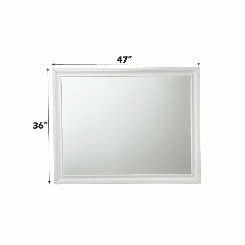 Miroir Naima, Blanc