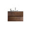 Meuble-lavabo mural chic avec lavabo en céramique et beaucoup de rangement-558774845