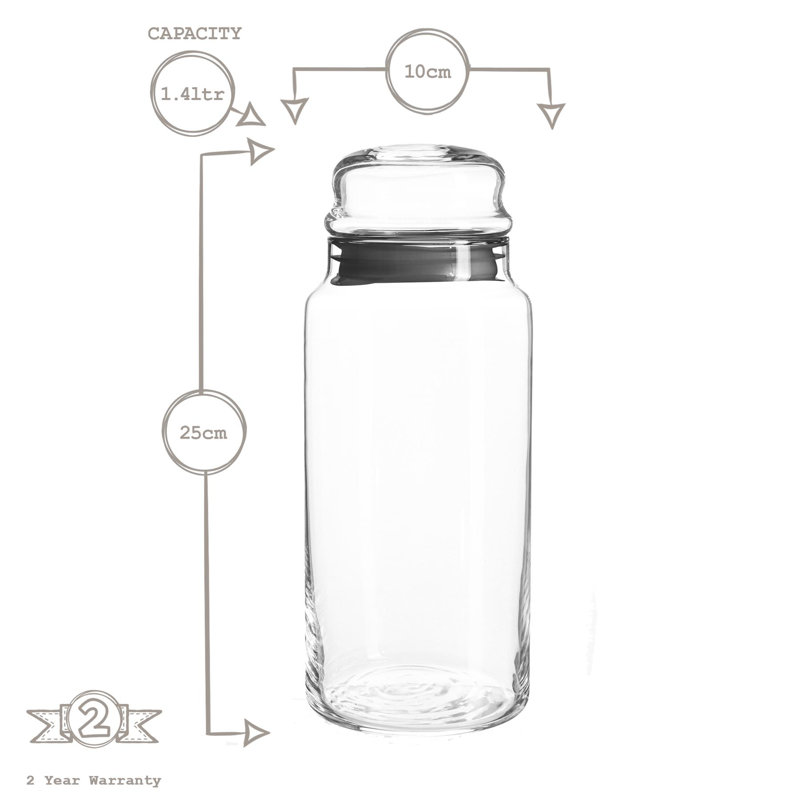 Sera Glass Jar - Set of 6