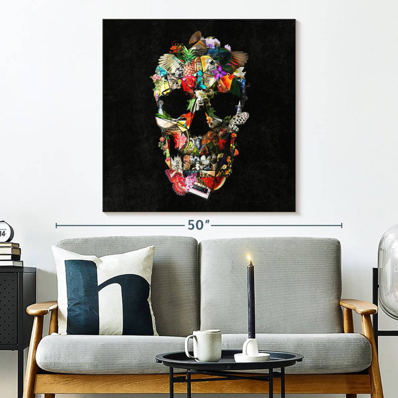 Kerner Fragile Skull, 33" H x 33" W
