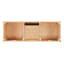 60" Burfield Double Bathroom Vanity Set with Oval Undermount Sinks-887363045-885499298-885499299
