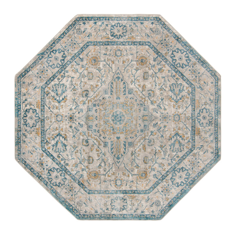 Gause Oriental Indoor Rug, Octagon 7'10" x 7'10"