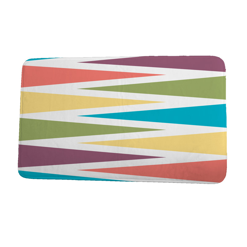 Non-Slip Bath Mat, 17" W x 24" L, Blue