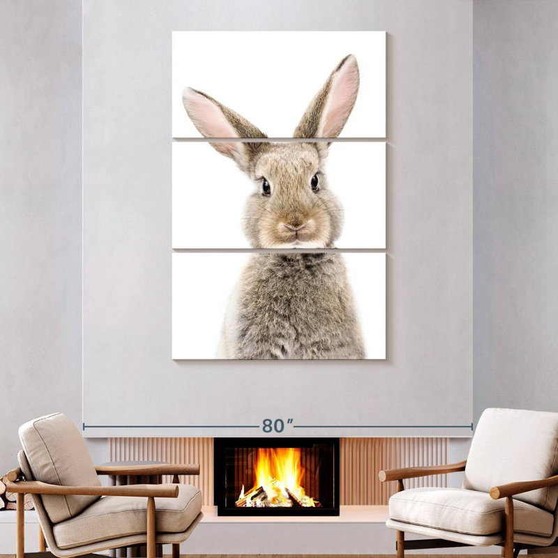Petit lapin Brampt, H 74 po x l 48 po