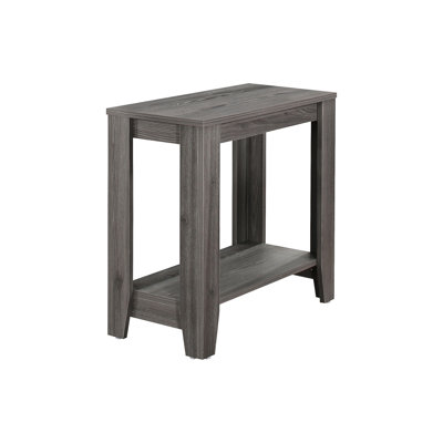 22 Inch Tall Grey Accent Table - Fits Perfectly In Any Corner With Simple Style Suits Minimalist Decor
