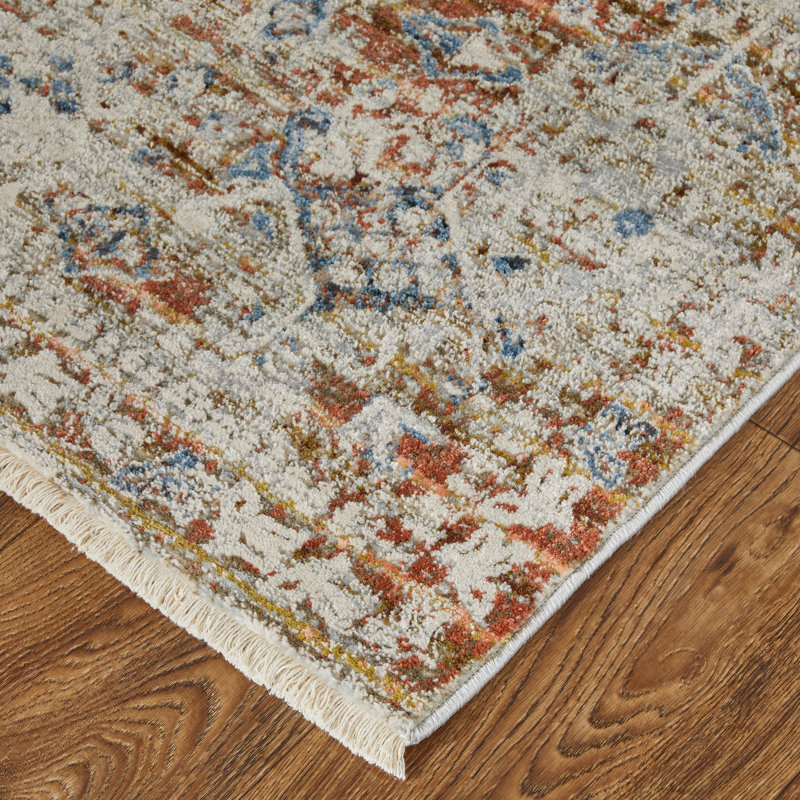 Tapis oriental bleu / rouge Benedetto, Rectangle 12 pi x 15 pi
