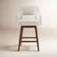 Tabouret de comptoir rembourré Lainey-104838744