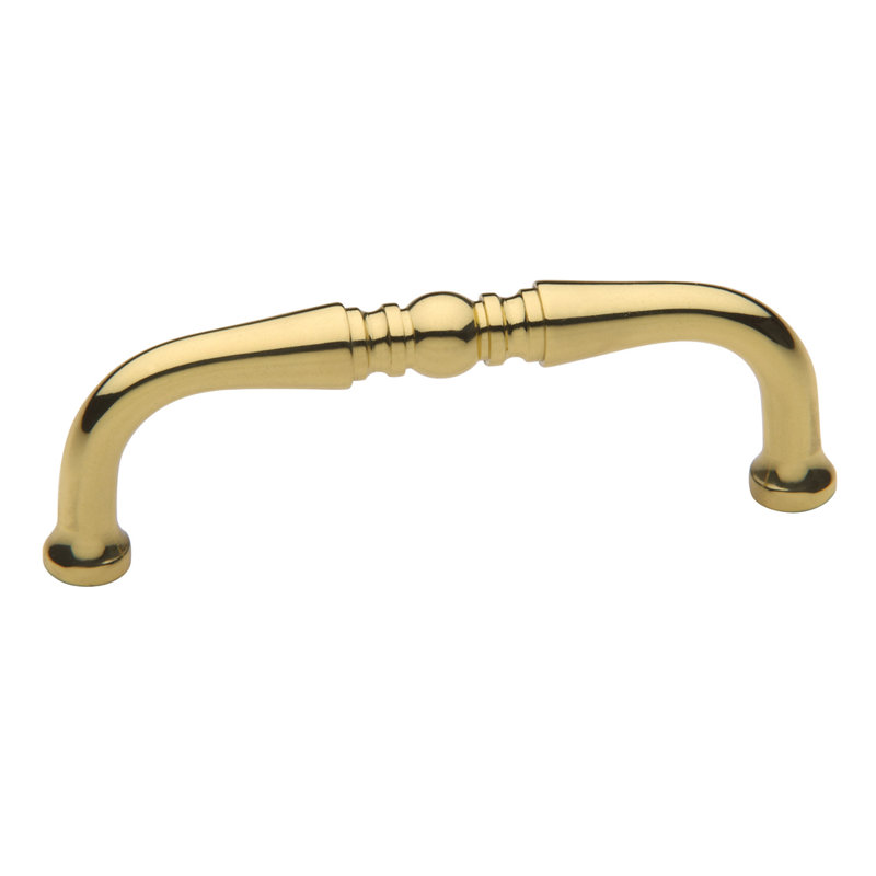 Colonial 3" Center to Center Arch Pull, Polished Brass