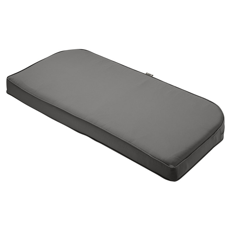 Pina Outdoor 3'' Bench Seat Cushion, Light Charcoal Gray