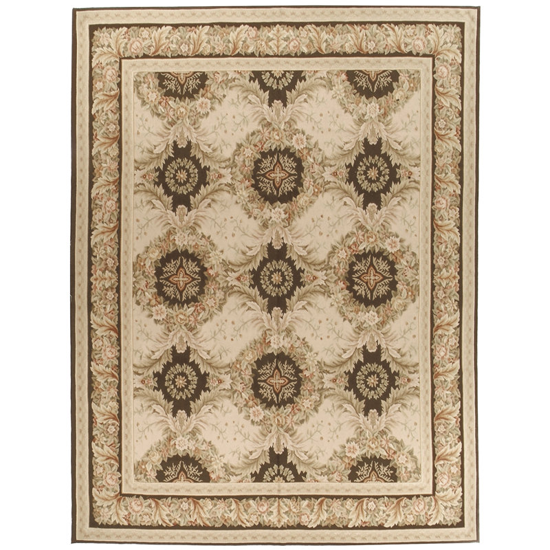 Wool Oriental Area Rug, Rectangle 2' x 3'