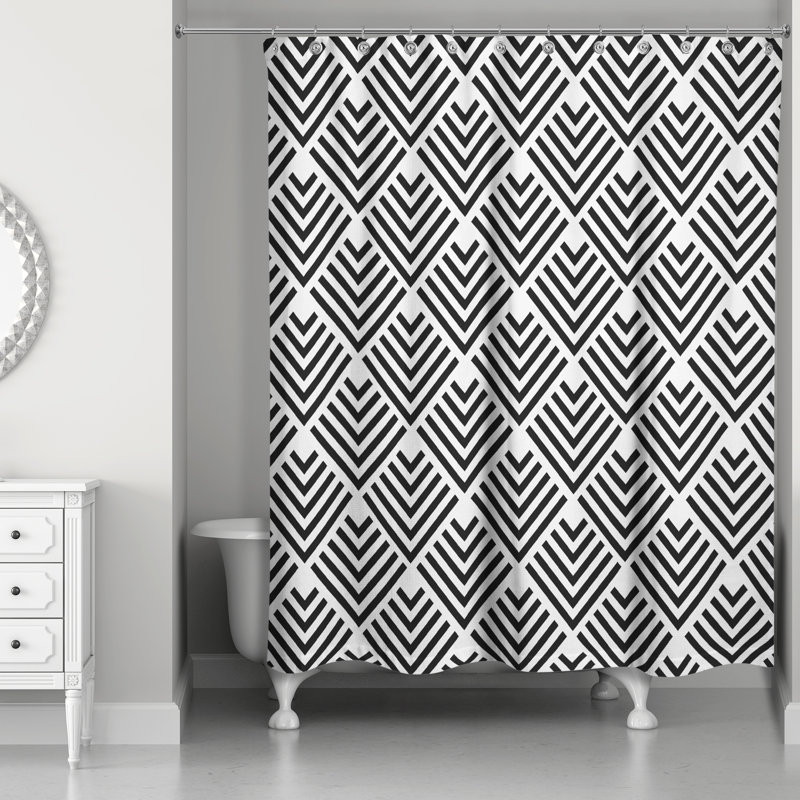 Shower Curtain, Black