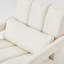 Chaise d'appoint moderne rembourrée, tissu en lin confortable avec coussin, lin-62130389
