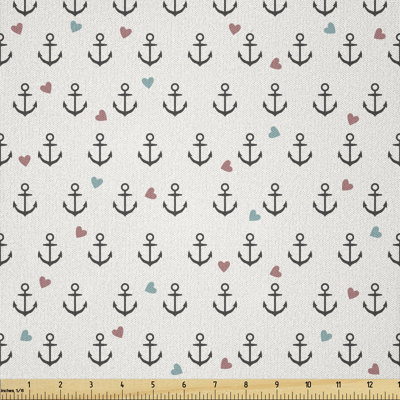 Dacchille Hearts Sailor Holiday Escape Seaside Explore Life Fabric