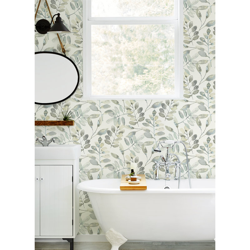 Rouleau de papier peint L 33 pi x l 20,5 po Hereford, Gris