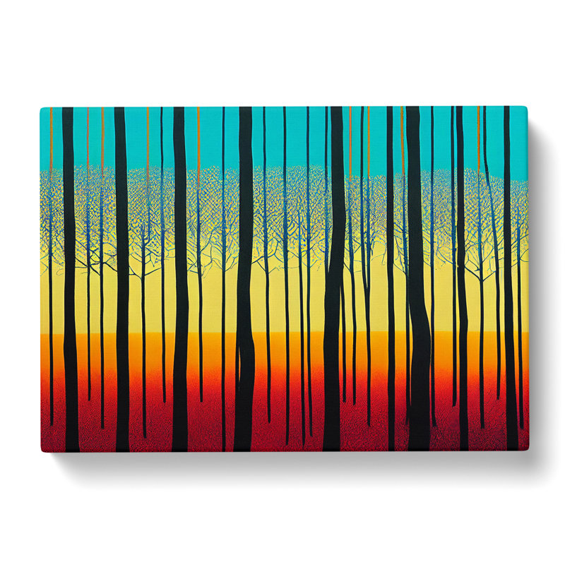 Summer Forest Abstract Vol.1 - Wrapped Canvas, 40cm H x 60cm W x 3cm D