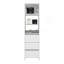 Placard Erie, 3 tiroirs, 3 tablettes, blanc