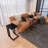 Modern Nesting Table Set (3 Pieces), Black Tempered Glass & Metal Legs | Dimensions: Large: 16.5 x 22.8 x 13.4 in, Medium: 15.7 x 21.3 x 11.8 in, Small: 15.0 x 19.7 x 10.2 in | Stylish & Functional for Living Room & Office