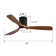 52" Nicola 3 - Blade LED Standard Ceiling Fan with Remote Control and  Light Kit Included