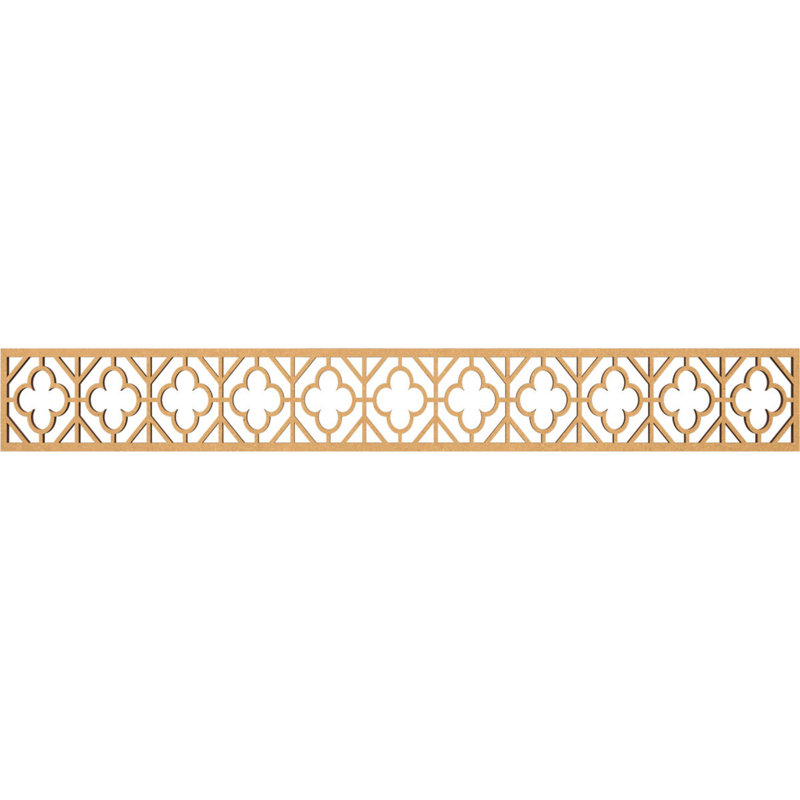Moulure Hazelton, H 6 po x l 46,5 po x P 0,375 po, Bois aggloméré brut