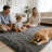 Soft Shag Area Rug for Bedroom Nursery,Gray-2094710334
