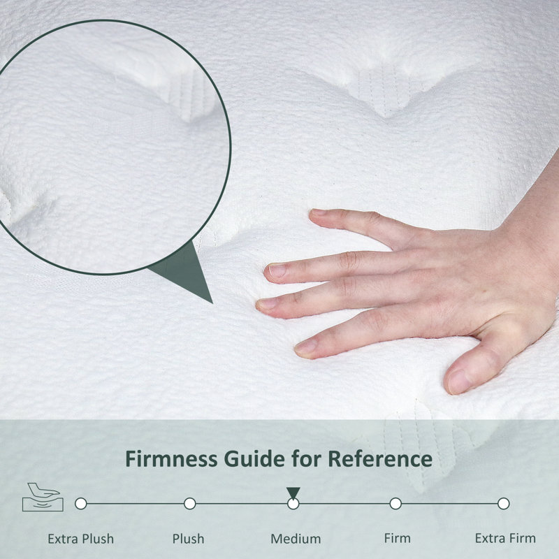 Queen Pillowtop Medium Plush Hybrid Mattress with Innerspring
