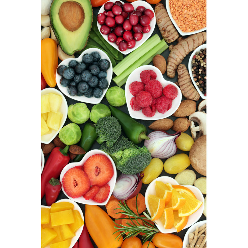 Healthy Super Food - Wrapped Canvas Print, 91cm H x 61cm W x 3.8cm D