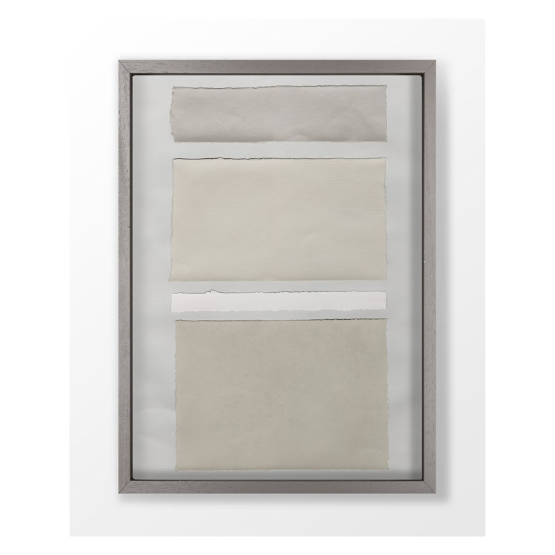 «Neutral Colorblock 2» par Kyle Goderwis, reproduction sur toile flottante, H 62 po x l 45 po