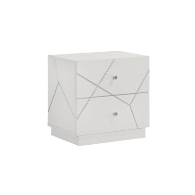 Table de chevet Wragby - blanc