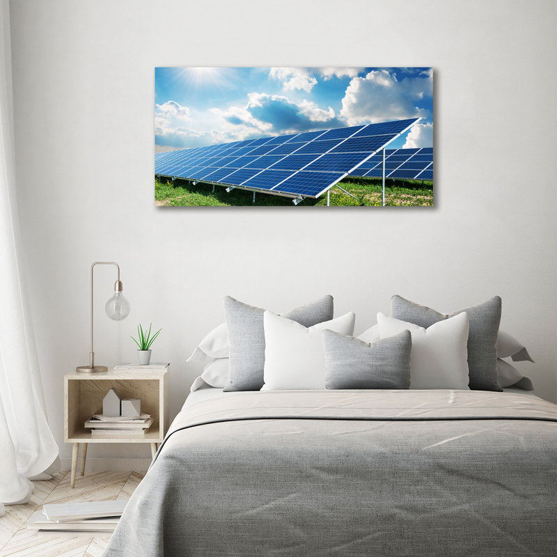 Solar Batteries - Wrapped Canvas Print