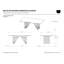 Modern Brazilian Laguna Glass Top Dining Table-1751456844