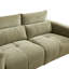 Canapé inclinable électrique surdimensionné moderne en chenille de 85 pouces de large avec deux moteurs et appui-tête réglables manuellement
