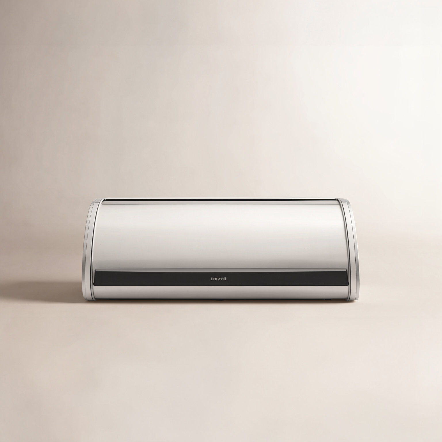 Brabantia Roll Top Bread Box, Matte Steel Fingerprint Proof