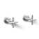 Purist® Deck- or Wall-Mount High-Flow Bath Valve Trim with Cross Handle
