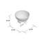 Antler Anchored Glass Decorative Bowl-1197896838