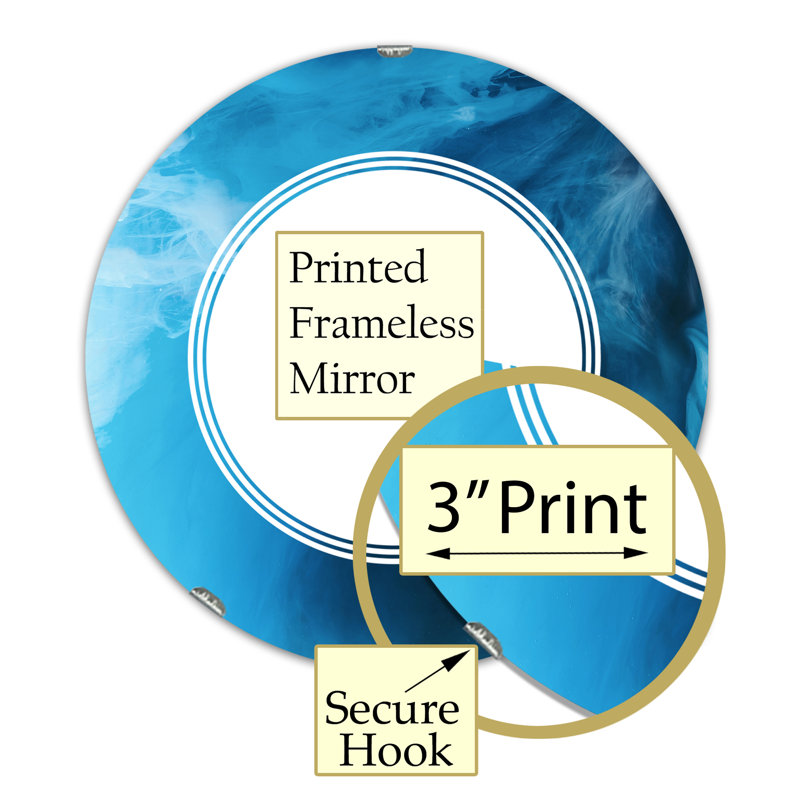 Miroir de salle de bain sans cadre