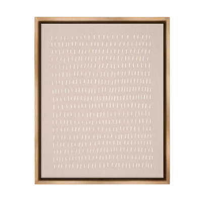 «Beige Dash Pattern» par Victoria Borges sur
