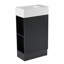 Meuble-lavabo de 18,6 po avec lavabo en céramique, tiroirs spacieux et structure en bois durable pour des solutions de rangement élégantes-1403590529