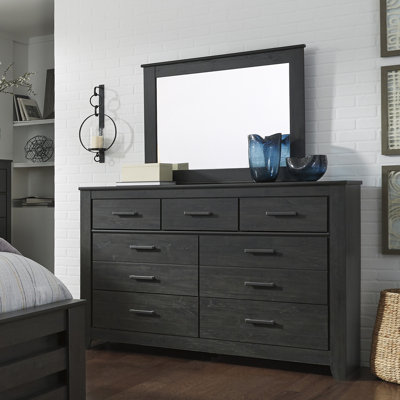 Penndel 61'' W 7 - Drawer Dresser with Mirror