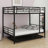 Metal Bunk Bed With Trundle-1893343110