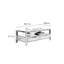Table basse rectangulaire en bois massif-1646184510