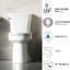 Toilette allongée bol, 1,28, 4,8 siphonique, deux, chasse simple latérale,,, blanc brillant 004, chasse d'eau deux siphonique, partie de décoration brillante