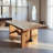 Modern Style Solid Wood Rectangular Dining Table-656295766