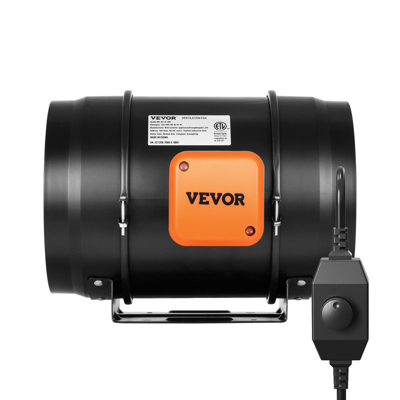 VEVOR 126 Watt Inline Duct Fan