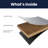 Commercial Seamless Surface Tabletop with Table Height Round Base-144769790-144769788