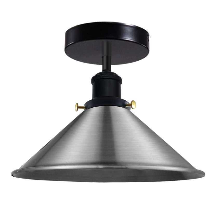Langleyville Flush Mount, Satin Nickel