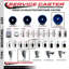 Ensemble de roulettes extensibles en poly 5 po pivotant de 1-1 / 4 po 2 freins à verrouillage total