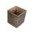 Square Rope Handled Wicker Storage Basket