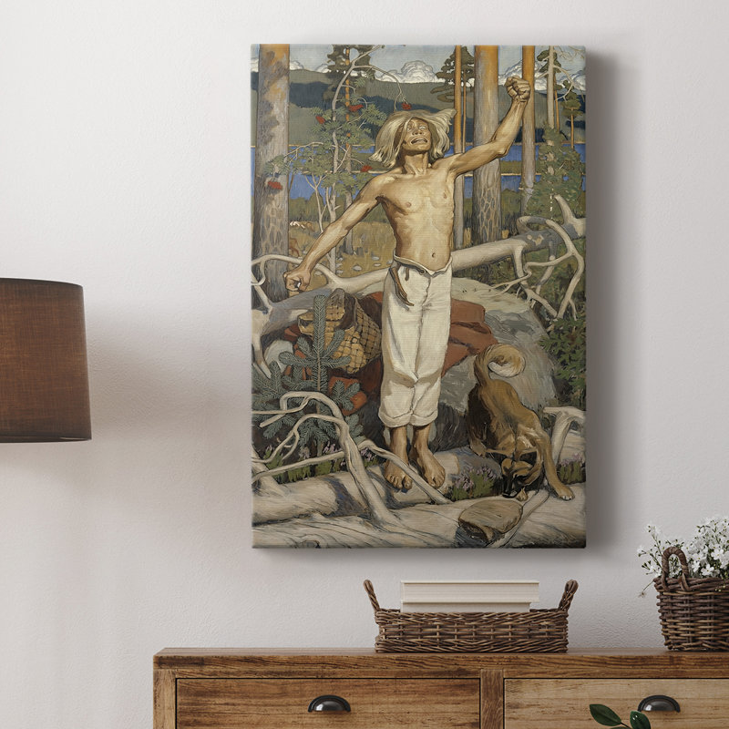 La malédiction de Kullervo - toile tendue par Akseli Gallen-Kallela, 12 x 18