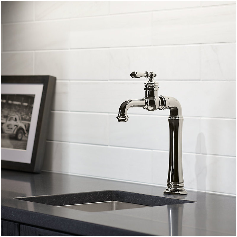 Artifacts® Gentleman's Bar Faucet with Accessories, Vibrant Polished Nickel